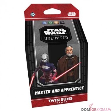 Star Wars: Unlimited TCG — Twin Suns Deck. Master and Apprentices